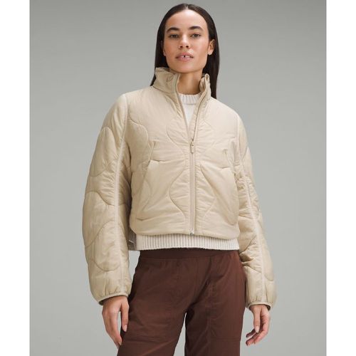 – Gesteppte Crop-Jacke mit leichter Isolierung für Frauen – Khaki – Größe 0 - lululemon - Modalova