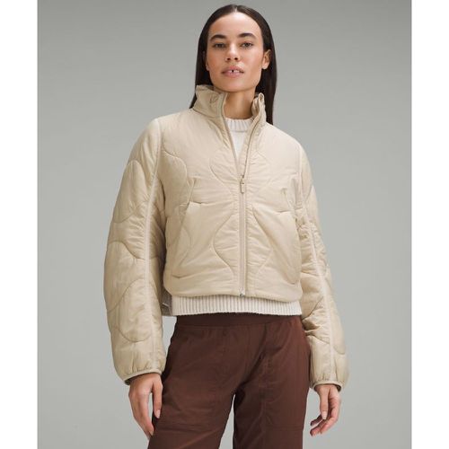 – Gesteppte Crop-Jacke mit leichter Isolierung für Frauen – Khaki – Größe 12 - lululemon - Modalova