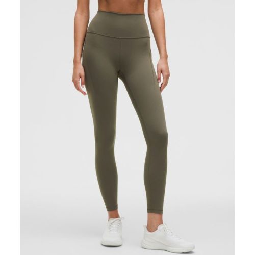 “ Wunder Train Leggings mit hohem Bund und Taschen fÃ¼r Frauen â€“ 63,5 cm â€“ GrÃ¶ÃŸe 6 in - lululemon - Modalova
