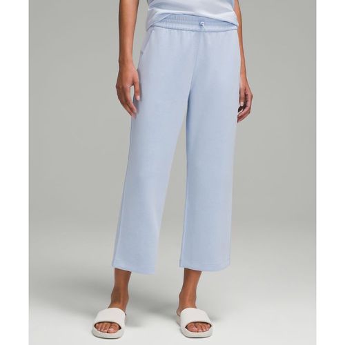 – Softstreme Crop-Hose mit geradem Bein und hohem Bund für Frauen – Blau/Pastel – Größe 4 - lululemon - Modalova
