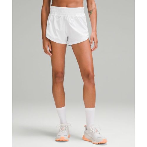 – Track That Shorts mit Liner und hohem Bund für Frauen – 8 cm – Weiß – Größe 18 - lululemon - Modalova