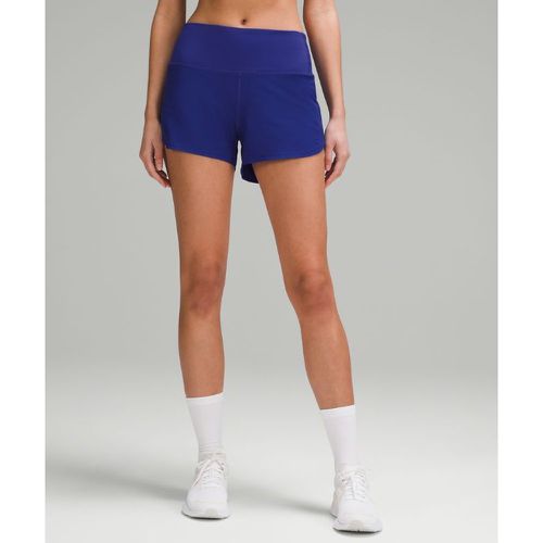 – Speed Up Shorts mit Liner und hohem Bund für Frauen – 10 cm – Blau – Größe 0 - lululemon - Modalova