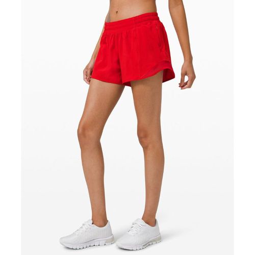 – Hotty Hot Shorts mit Liner und niedrigem Bund für Frauen – 10 cm – Neon – Größe 12 - lululemon - Modalova