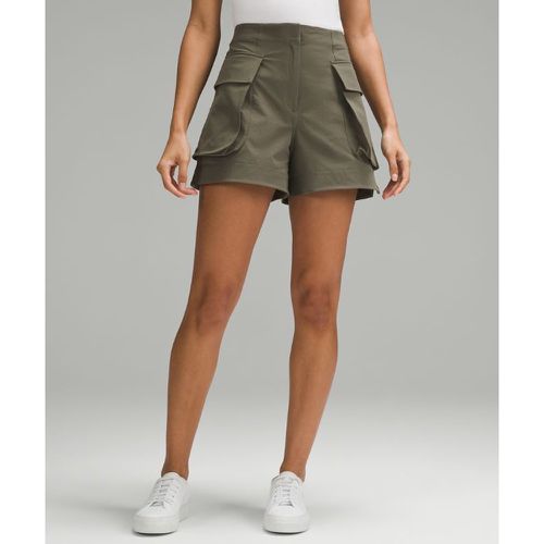 – Cargo-Shorts im Relaxed Fit mit superhohem Bund für Frauen – 10 cm – Grün – Größe 14 - lululemon - Modalova