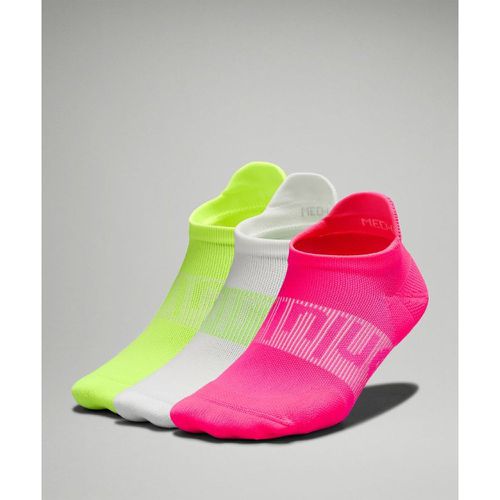 – Power Stride Socken mit Knöchelschutz 3er-Pack für Frauen – Neon – Größe L - lululemon - Modalova