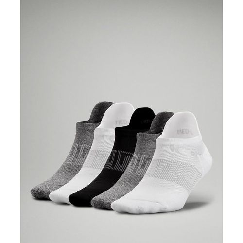– Power Stride Socken mit Knöchelschutz 5er-Pack für Frauen – Grau/Schwarz/Weiß – Größe L - lululemon - Modalova