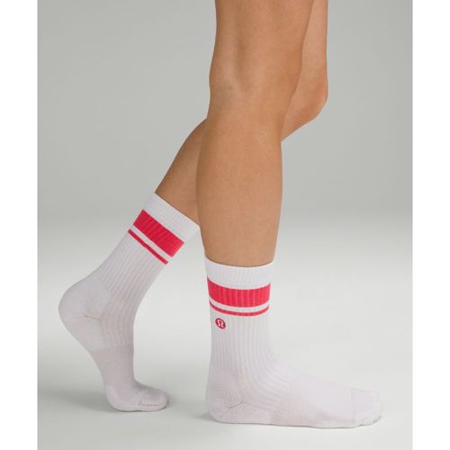 – Women's Daily Stride Ribbed Comfort Crew Socks Stripe – Größe L - lululemon - Modalova