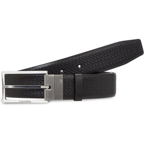 Cintura da uomo - Adj/Rev Slim Frame Mono K50K510927 Black Smooth/Nano Mono BAX - Calvin Klein - Modalova