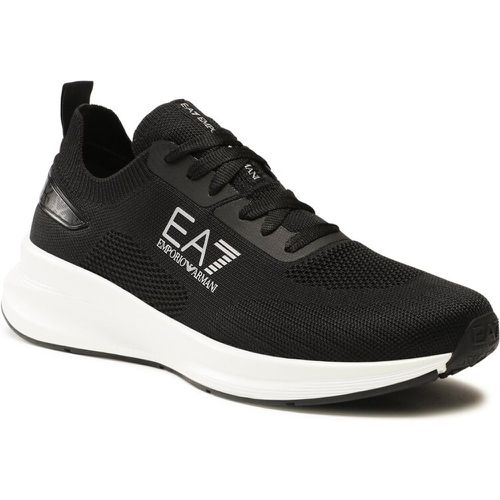 Sneakers - X8X149 XK349 N763 Black+Silver - EA7 Emporio Armani - Modalova