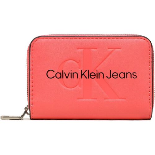 Portafoglio piccolo da donna - Sculpted Med Zip Around Mono K60K607229 TCO - Calvin Klein Jeans - Modalova