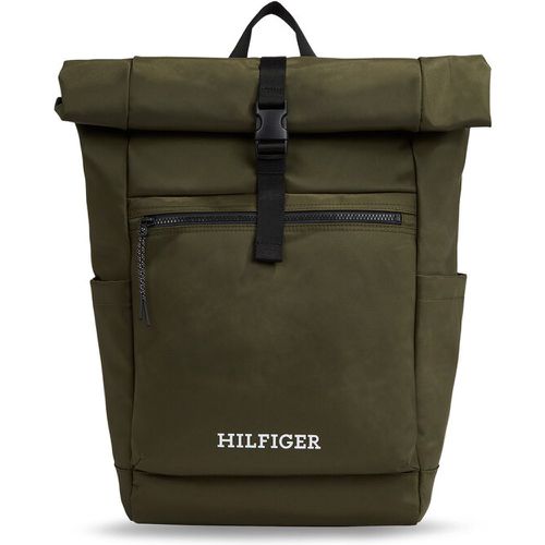 Zaino - Th Monotype Rolltop Backpack AM0AM11549 Army Green RBN - Tommy Hilfiger - Modalova