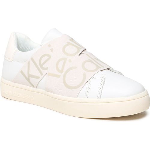 Sneakers - Classic Cupsole Elast Webbng YW0YW00911 White/Ancinet White 0LA - Calvin Klein Jeans - Modalova