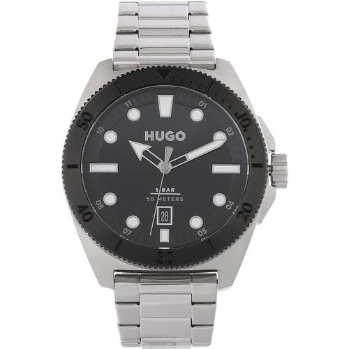 Orologio - 1530305 Silver/Black - HUGO - Modalova