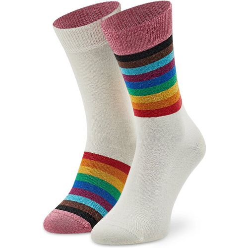 Calzini lunghi unisex - PRR01-1300 Bianco - Happy Socks - Modalova