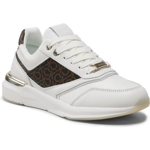 Sneakers - Flexi Runner - Mono HW0HW01437 White/Brown Mono 0LD - Calvin Klein - Modalova