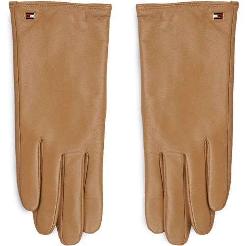 Guanti da donna - Essential Flag Leather Gloves AW0AW15360 Classic Khaki RBL - Tommy Hilfiger - Modalova