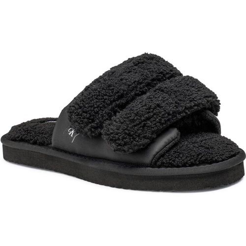 Pantofole - Home Slide Velcro Sherarlng YW0YW00861 Black BDS - Calvin Klein Jeans - Modalova