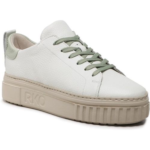 Sneakers - 0RRM1_EV Biały/Zielony 2SN - Ryłko - Modalova