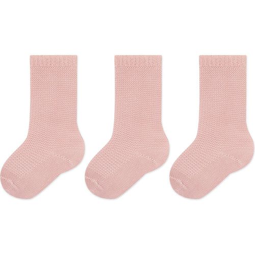 Set di 3 paia di calzini lunghi da bambini - 2.008/2 Pale Pink 0526 - Condor - Modalova