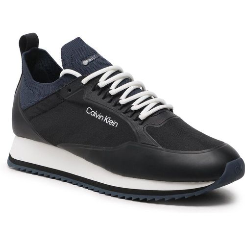 Sneakers - Low Top Lace Up Nylon HM0HM00921 Black/Navy 0GL - Calvin Klein - Modalova
