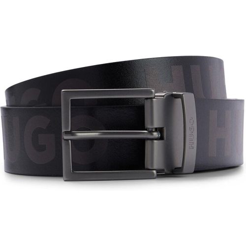 Cintura da uomo - Giupi-Logo 50496780 Black 001 - HUGO - Modalova