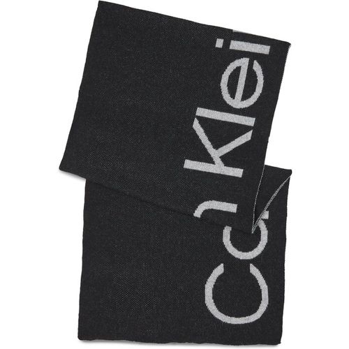 Scialle - Logo Reverso Tonal Scarf 40X180 K60K611117 Ck Black BAX - Calvin Klein - Modalova