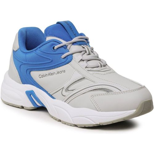 Sneakers - Retro Tennis High/Low Frequency YM0YM00637 Oyster Mushroom/Imperial Blu - Calvin Klein Jeans - Modalova