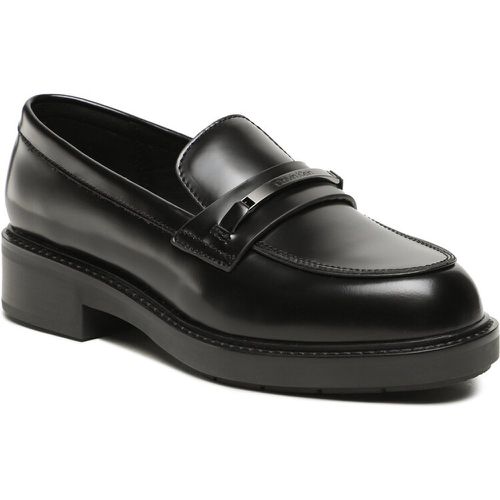 Chunky loafers - Rubber Sole Loafer W/Hw HW0HW01791 Ck Black BEH - Calvin Klein - Modalova