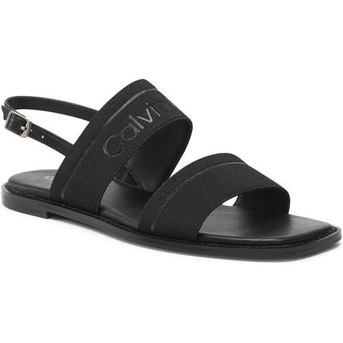 Sandali - Squared Flat Sandal He HW0HW01496 Ck Black BEH - Calvin Klein - Modalova