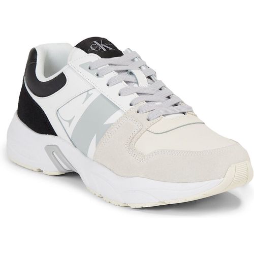 Sneakers - Retro Tennis Laceup Nbs Lth Mix YM0YM00745 Bright White/Creamy White/Black 01S - Calvin Klein Jeans - Modalova