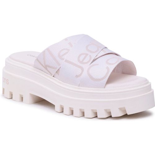 Ciabatte - Toothy Combat Sandal Webbing YW0YW00949 Ancient White YBH - Calvin Klein Jeans - Modalova