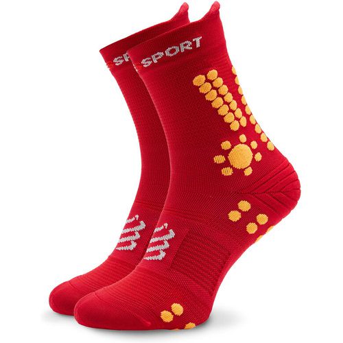 Calzini lunghi unisex - Pro Racing Socks v4.0 Trail XU00048B Persian Red/Blazing Orange 313 - Compressport - Modalova