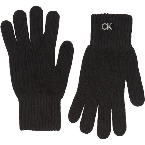 Guanti da donna - Re-Lock Knit Gloves K60K611164 Ck Black BAX - Calvin Klein - Modalova
