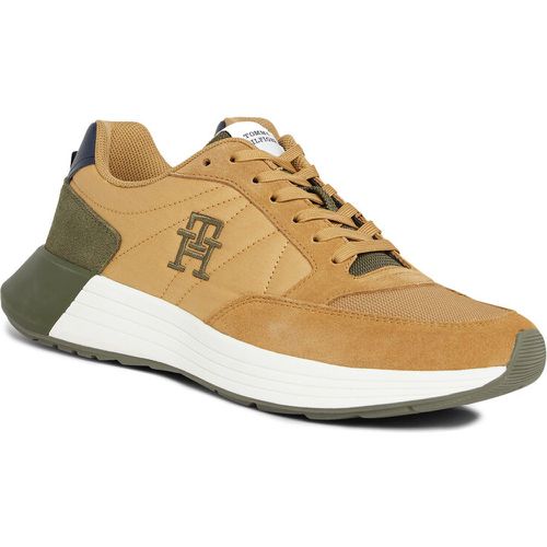 Sneakers - Classic Elevated Runner Mix FM0FM04636 Army Green RBN - Tommy Hilfiger - Modalova