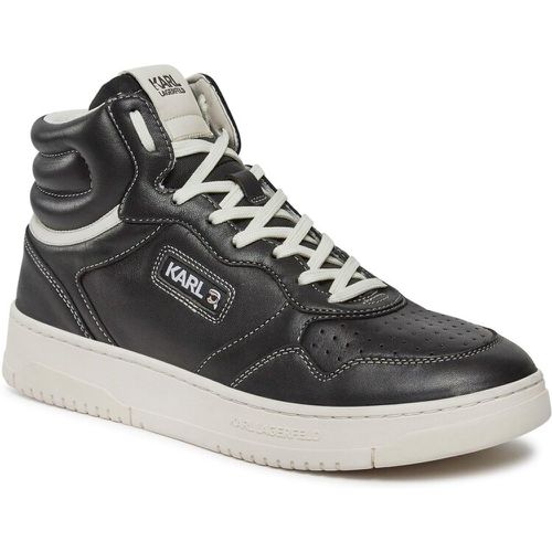 Sneakers - KL53043 Black Lthr w/Off White - Karl Lagerfeld - Modalova