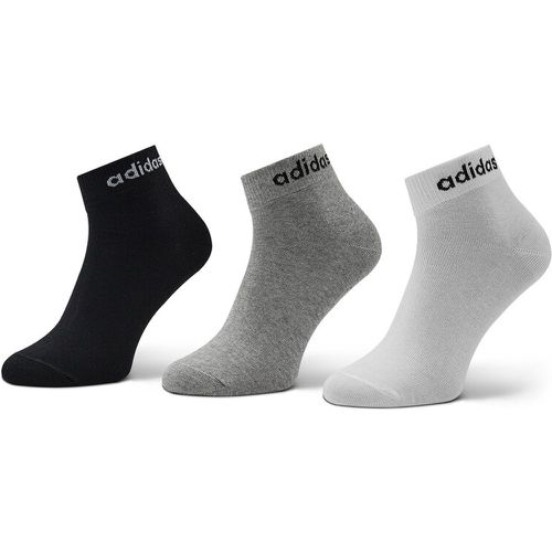 Set di 3 paia di calzini lunghi unisex - IC1306 Black/Grey/White - Adidas - Modalova