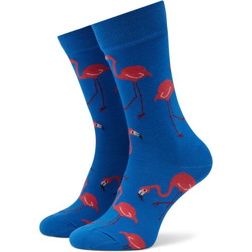 Calzini lunghi unisex - Flamingos SM1/02 Blu - Funny Socks - Modalova