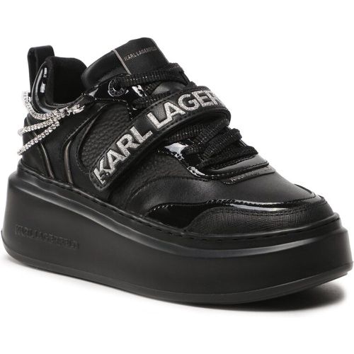 Sneakers - KL63540D Black Lthr w/Silver - Karl Lagerfeld - Modalova