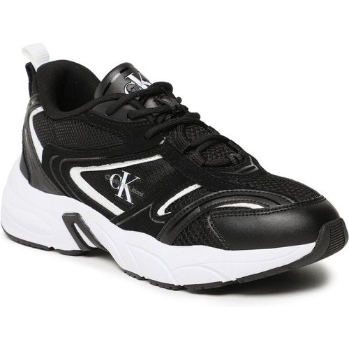 Sneakers - Retro TTennis Su-Mesh Wn YW0YW00891 Black/Bright White BEH - Calvin Klein Jeans - Modalova