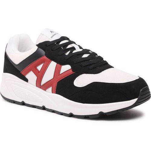 Sneakers - XUX152 XV610 S556 Black/Off White/Red - Armani Exchange - Modalova