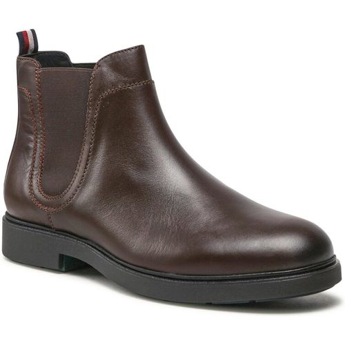 Chelsea - Elevated Rounded Lth Chelsea FM0FM04183 Cocoa GT6 - Tommy Hilfiger - Modalova