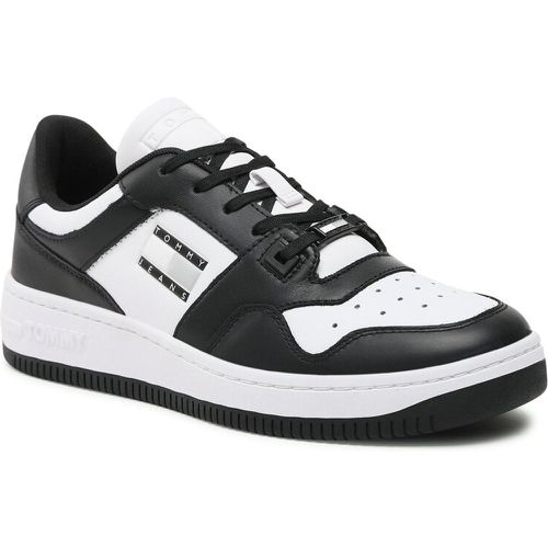 Sneakers - Basket Leather EM0EM01165 Black BDS - Tommy Jeans - Modalova