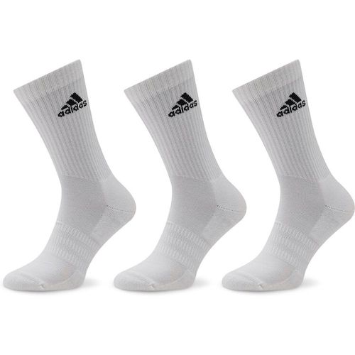 Calzini lunghi unisex - Cushioned Crew Socks 3 Pairs HT3446 White/Black - Adidas - Modalova