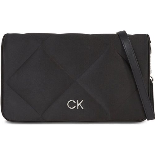 Borsetta - Re-Lock Quilt Shoulder Bag-Satin K60K611300 Ck Black BAX - Calvin Klein - Modalova