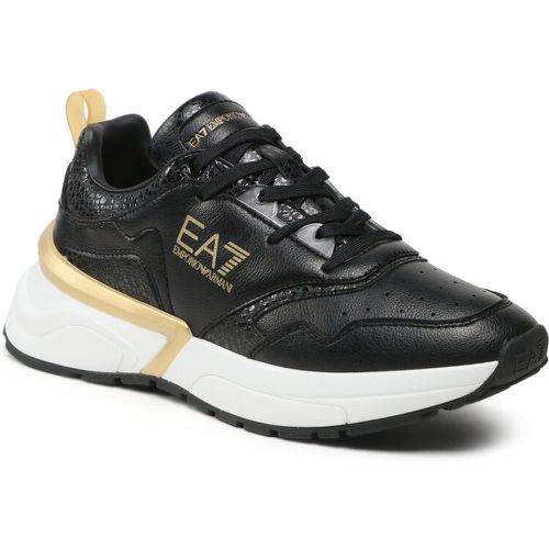 Sneakers - X7X007 XK310 K476 Black/Light Gold - EA7 Emporio Armani - Modalova