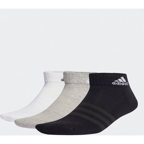 Calzini corti unisex - Cushioned Sportswear Ankle Socks 6 Pairs IC1292 medium grey heather/white/black - Adidas - Modalova