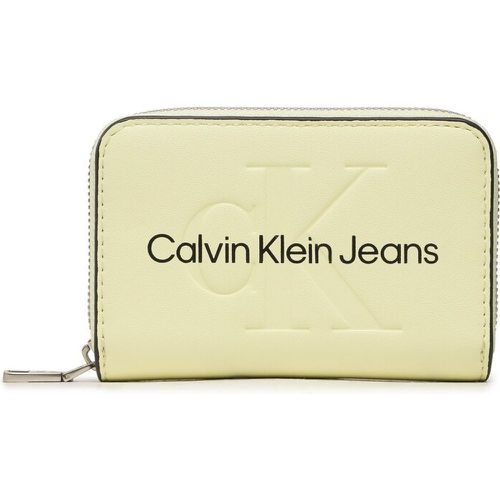 Portafoglio piccolo da donna - Sculpted Med Zip Around Mono K60K607229 ZCW - Calvin Klein Jeans - Modalova