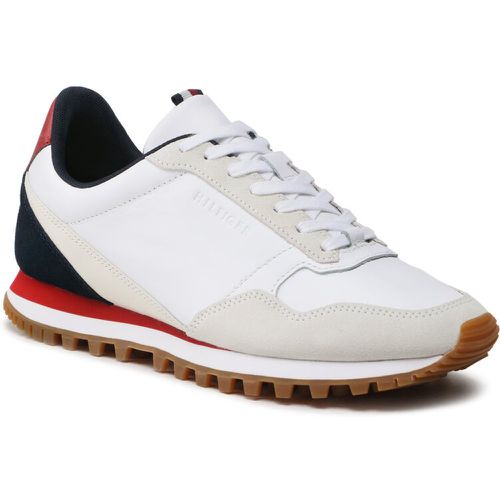 Sneakers - Elevated Runner Leather Mix FM0FM04357 White YBR - Tommy Hilfiger - Modalova
