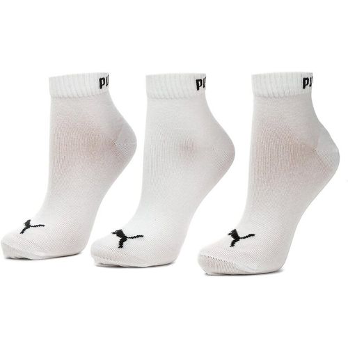 Set di 3 paia di calzini corti unisex - 271080001 White 300 - Puma - Modalova