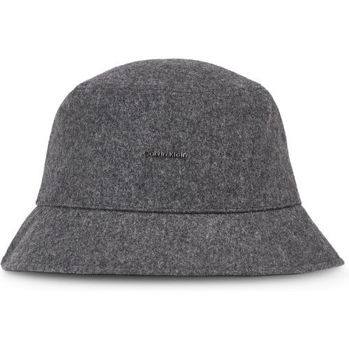 Cappello - Ck Must Wool Bucket Hat K60K611148 Mid Grey Heather P4A - Calvin Klein - Modalova